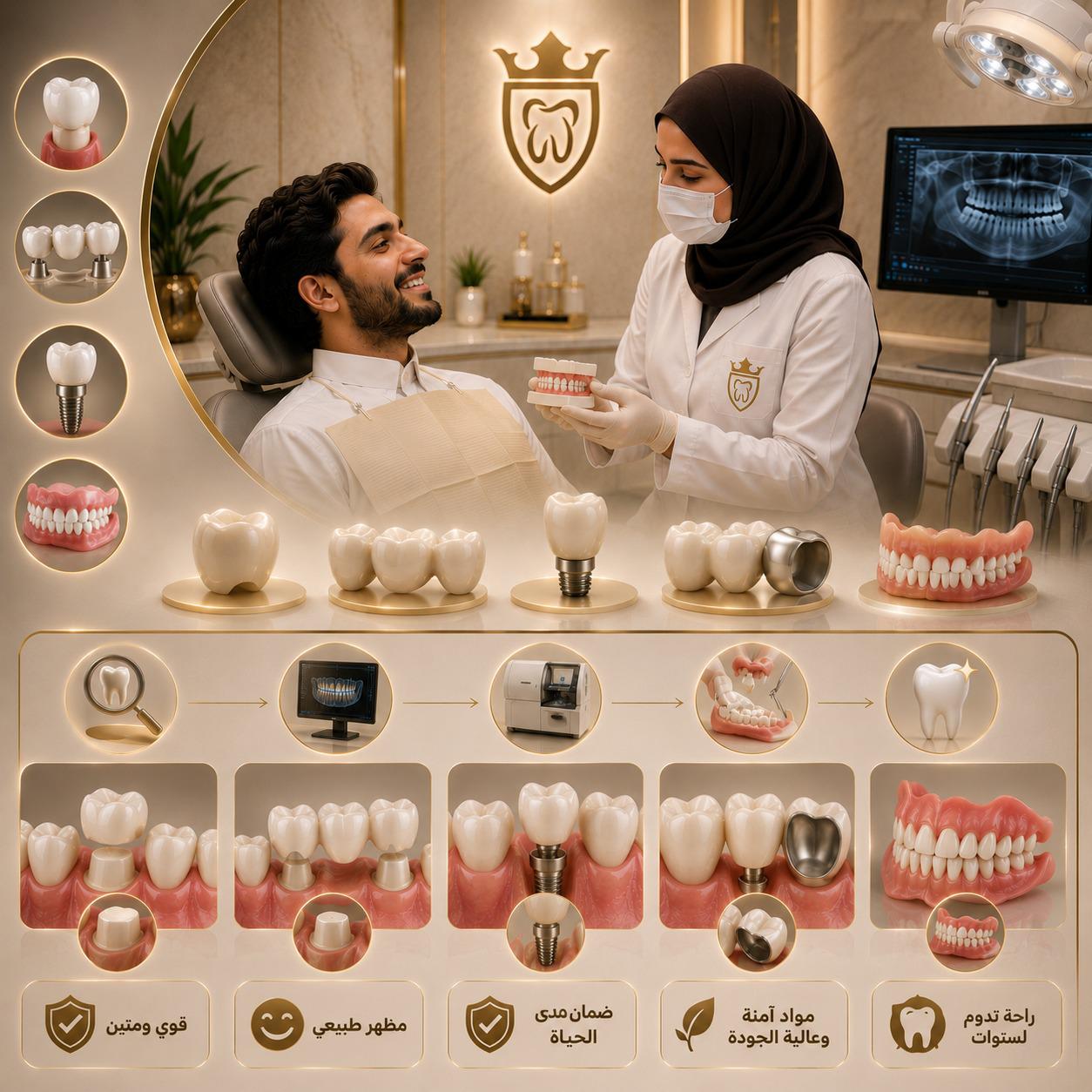 <p>كل ما تحتاج معرفته عن تركيبات الأسنان &ndash; من صفوة المهيدب</p>