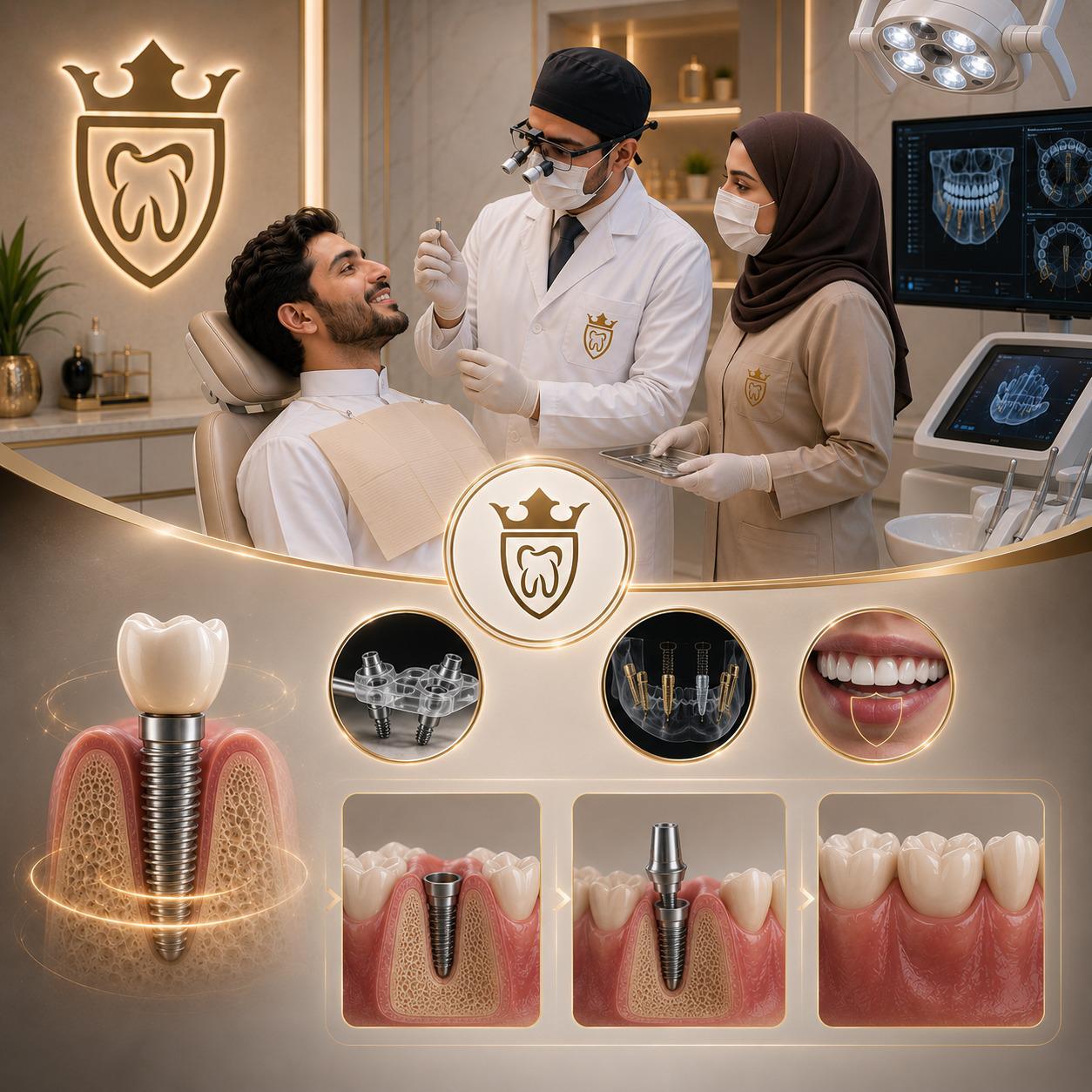 زراعة الأسنان بخبرة عالمية وتقنيات متطورة صفوة المهيدب خيارك الأول